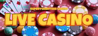live casino banner for SuperYummy888