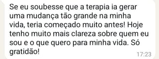 Depoimento de paciente 1