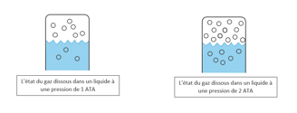 La loi des gaz d'Henry