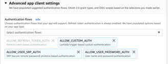 configure Oauth2 or user pool