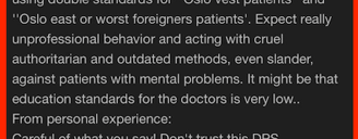 Psykiatrisk avdeling Vinderen, dps,Sidsel Onstad،,Kari Helene Winger,Lene Pribyl,Simona Eskeland,Håkon Kongsrud