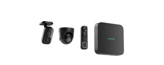 Gama de equipos de videovigilancia Ajax