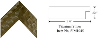 Titanium Silver Picture Frame Item No. SIM1045