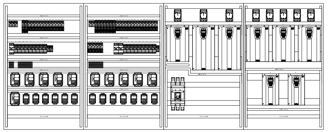Painel elétrico ccm autocad automação industrial layout inversor soft starter
