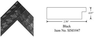 Black Picture Frame Item No. SIM1047
