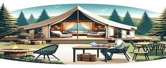 digital nomad glamping