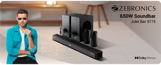 ZEBRONICS Dolby Soundbar