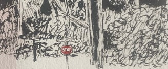 A vigil: Save Manyana Special Conservation Reserve. platinum black ink on cotton rag