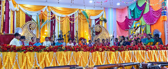 Thevaram performance during Navarathiri event. Stage performance by students