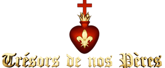 Logo Les Trésors de nos Pères avec leSacré-Cœur