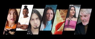 Actors, cameramen, script writers, lighting specialists, makeup artists, set designers, 3D animators