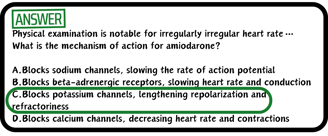 A USMLE practice multiple choice drug mechanism practice question.correct answer reveal.