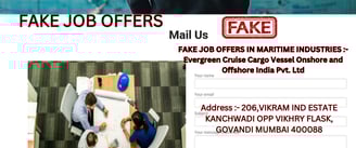 Evergreen Cruise Vessel Job 