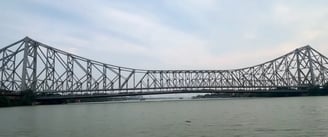 Howrah Bridge view from the Kolkata Heritage River Cruise