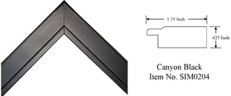 Black Picture Frame Item No. SIM0204