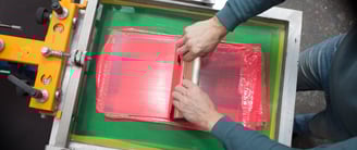 Matriz de serigrafia para impressão de estampa personalizada para sua empresa ou evento.