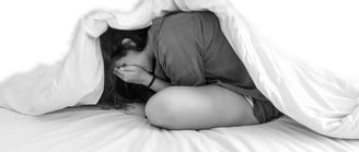 Femme très anxieuse