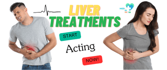 Liver health Photo showing gallstones, fatty liver, and portal hypertension treatments with Amazon