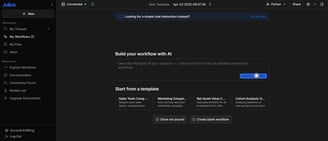 Julius Ai chatbot for data analytics