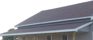 New shingles were added to the roof of this home in Goshen, IN.