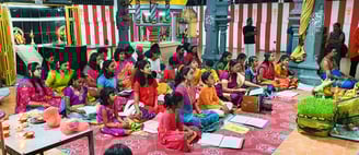 thevaram performance with students