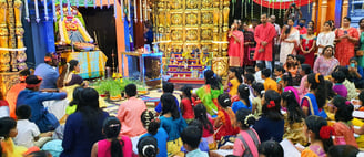 thevaram performance by Majai Laxmi and thevaram students