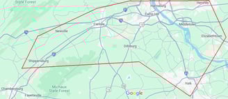 Service Area Map