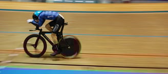 Cycliste aérodynamique