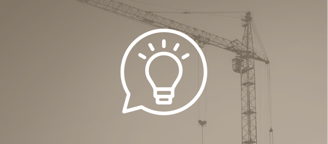 Conseil technique personnalisé pour le levage par grue – SMD Grues symbolisé par une icône d’ampoule