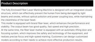 mavenworks track and trace Fiber Laser Marking Machine