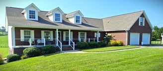 House wash on brick and vinyl siding in Russellville, Tn 37860 Bobs Pressure Washing LLC Whitesburg 