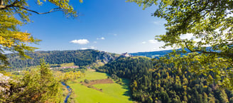 Parcours de la marche nordique du trail des sangliers de pontarlier