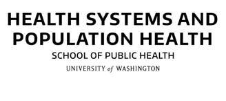 Logo of UWSPH Health Systems and Population Health