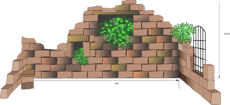 Ruine als Sitzecke, Entwurf