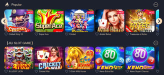 Popular games Category of Slots pk