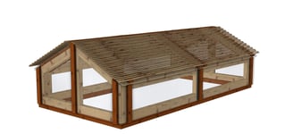 Châssis de jardin en bois