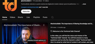 technicaldebt youtube