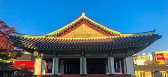 View of the Seonhwadang (main office) in Wonju