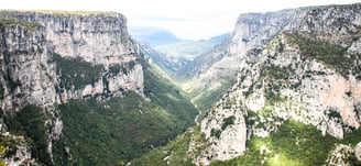 View of Vikos Gorge
