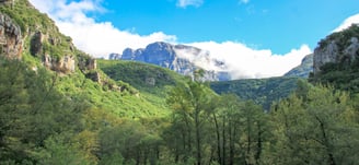 View during hiking in Zagori