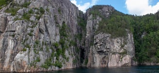 The Vagabond's Cave at Lysefjorden