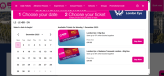 London Eye + Big Bus tickets