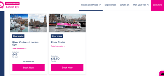 River Cruise + London Eye Tickets