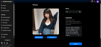 spicychat.ai short bio or hightlight