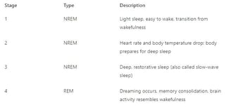 Types of Sleep