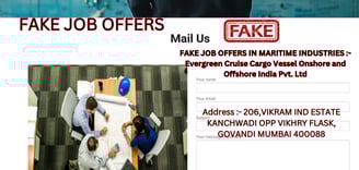 Evergreen Cruise Vessel Job 