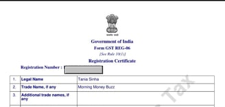 a certificate certificate for a government office