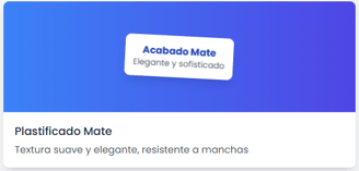 Tarjetas de presentación impresas con acabados mate y esquinas redondeadas
