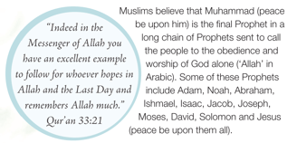 Prophet Muhammad Peace be upon him