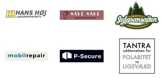 a group of logos that include a logo that says,